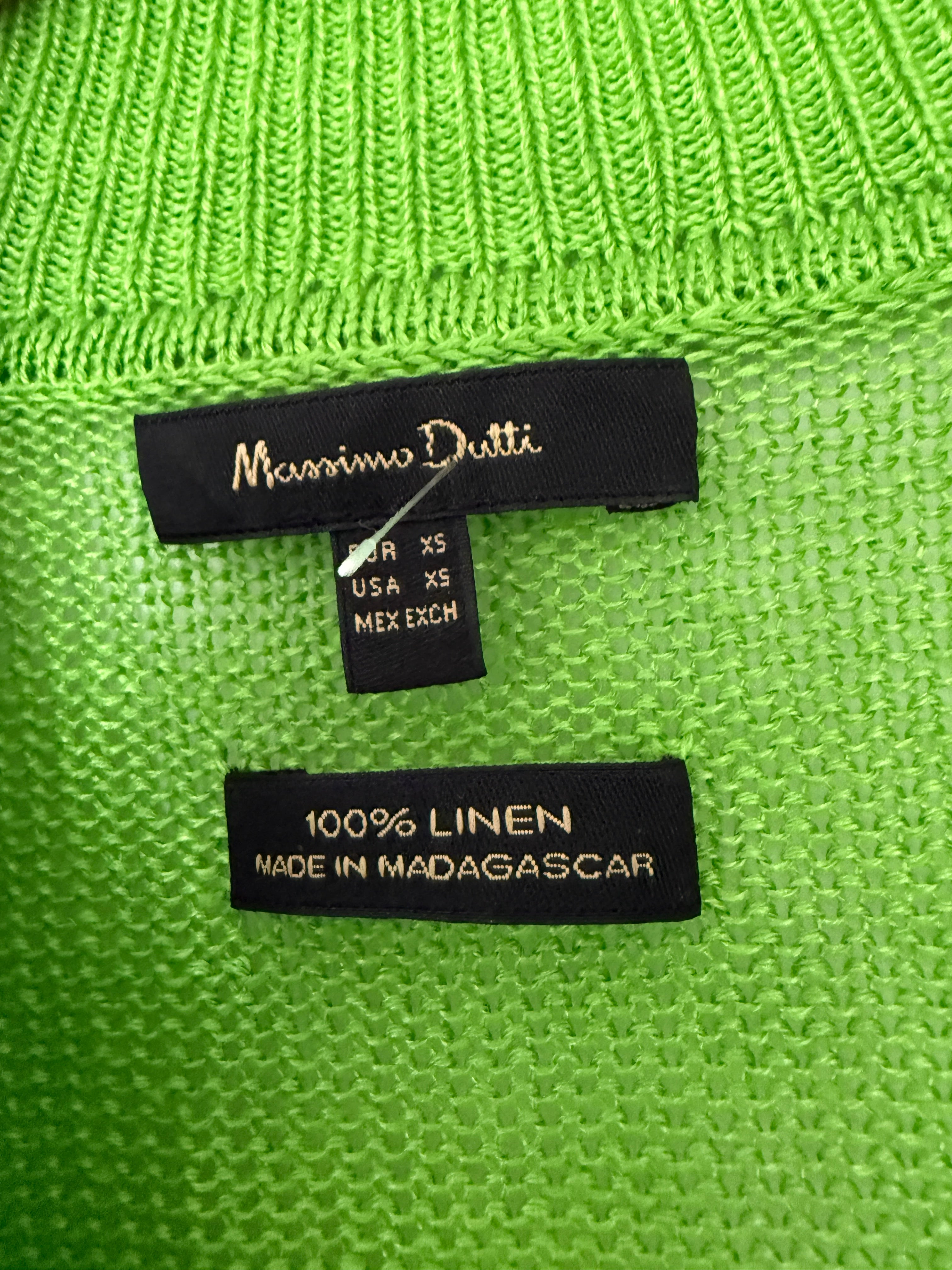 Massimo Dutti Short Sleeve Knit Polo Shirt