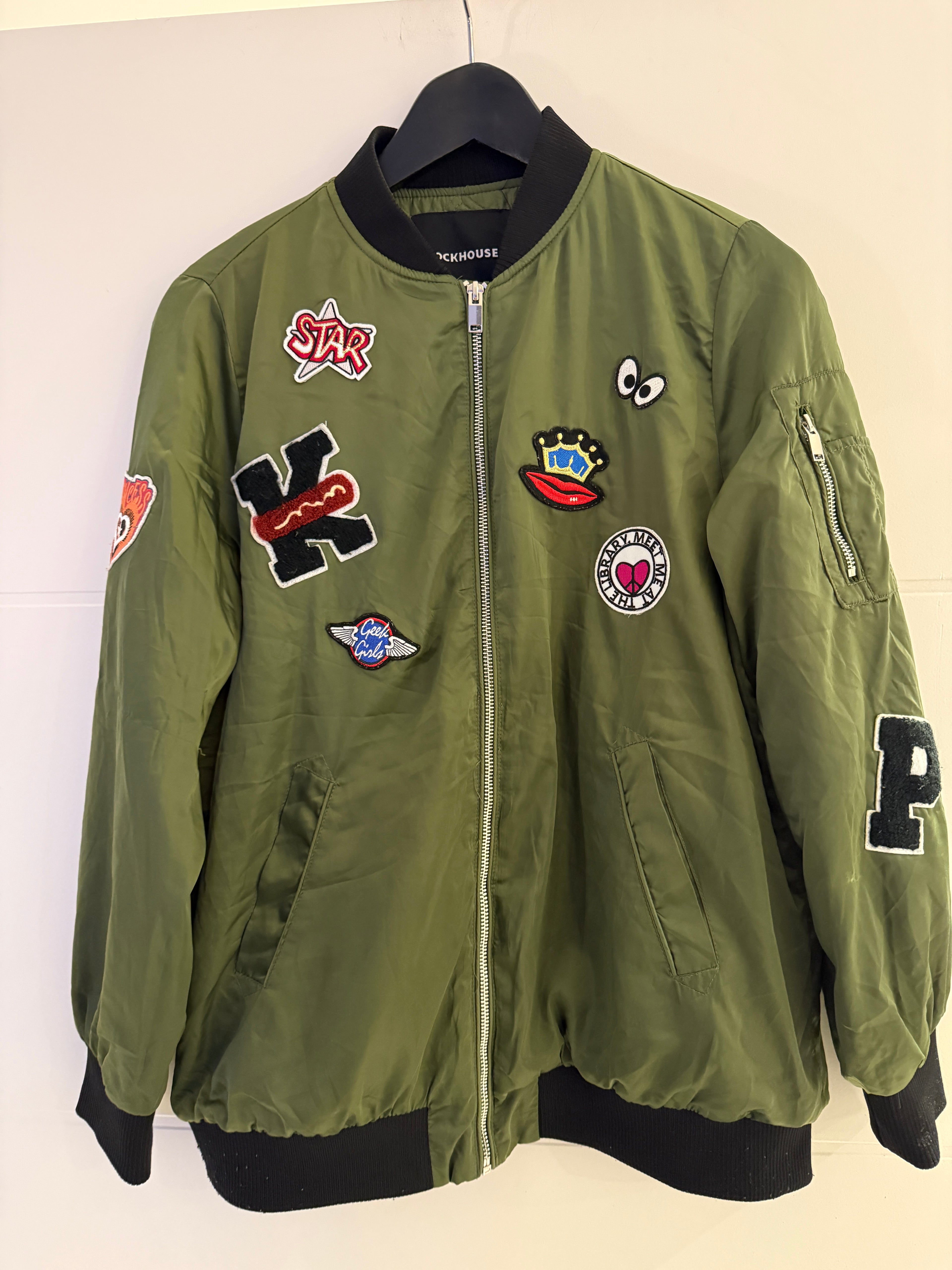 Y2K Bomber Jacket By Clock-house.